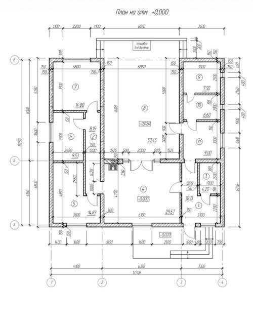 Коттедж № 354